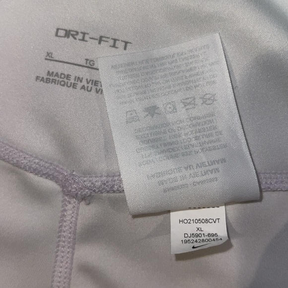 Nike One Big Kids’ (Girls) Dri-FIT High Waisted Leggings Size XL - Picture 5 of 8